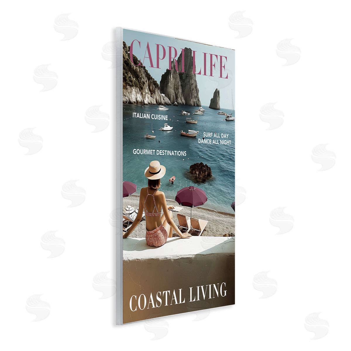 Annabelle Hall Capri Life Travel Canvas Wall Art Print