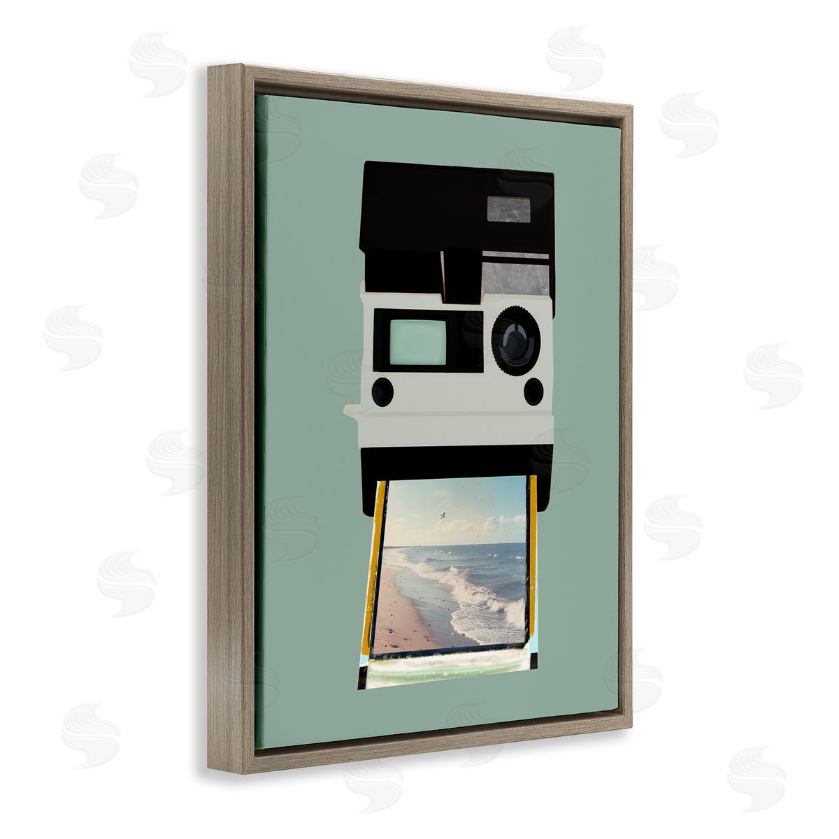 Annabelle Hall Beach Trip Vintage Camera Canvas Wall Art Print