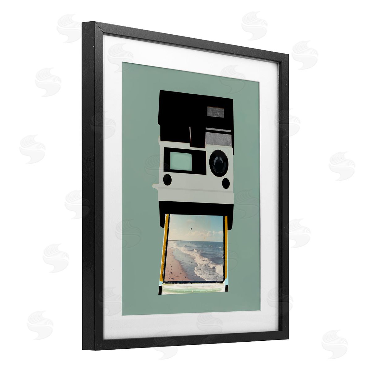 Annabelle Hall Beach Trip Vintage Camera Canvas Wall Art Print