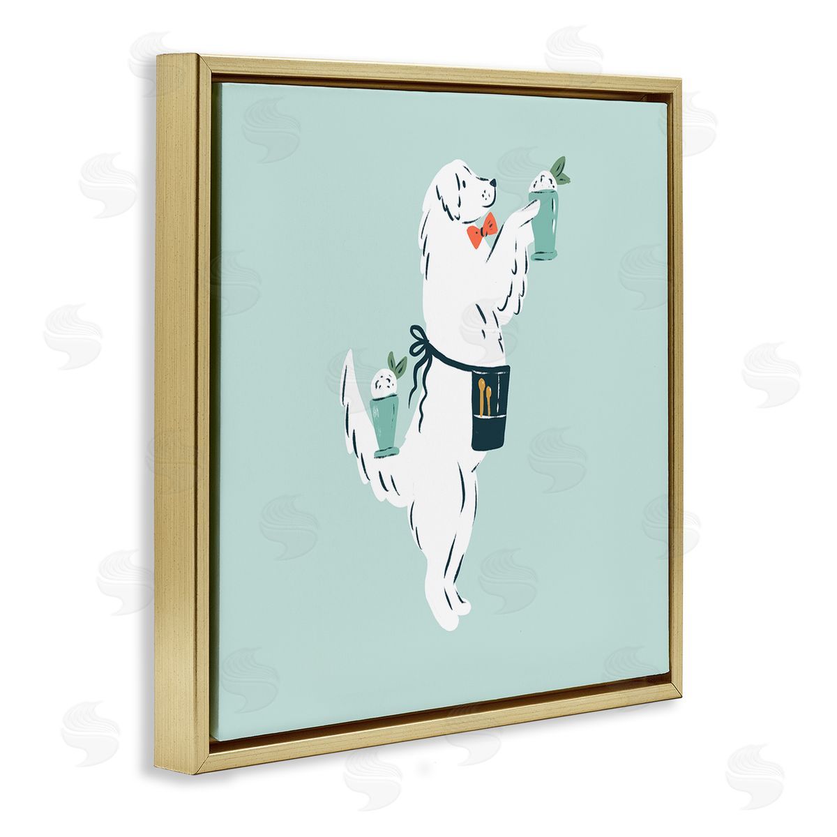 Krissy Mast Mint Julep Dog Canvas Wall Art Print