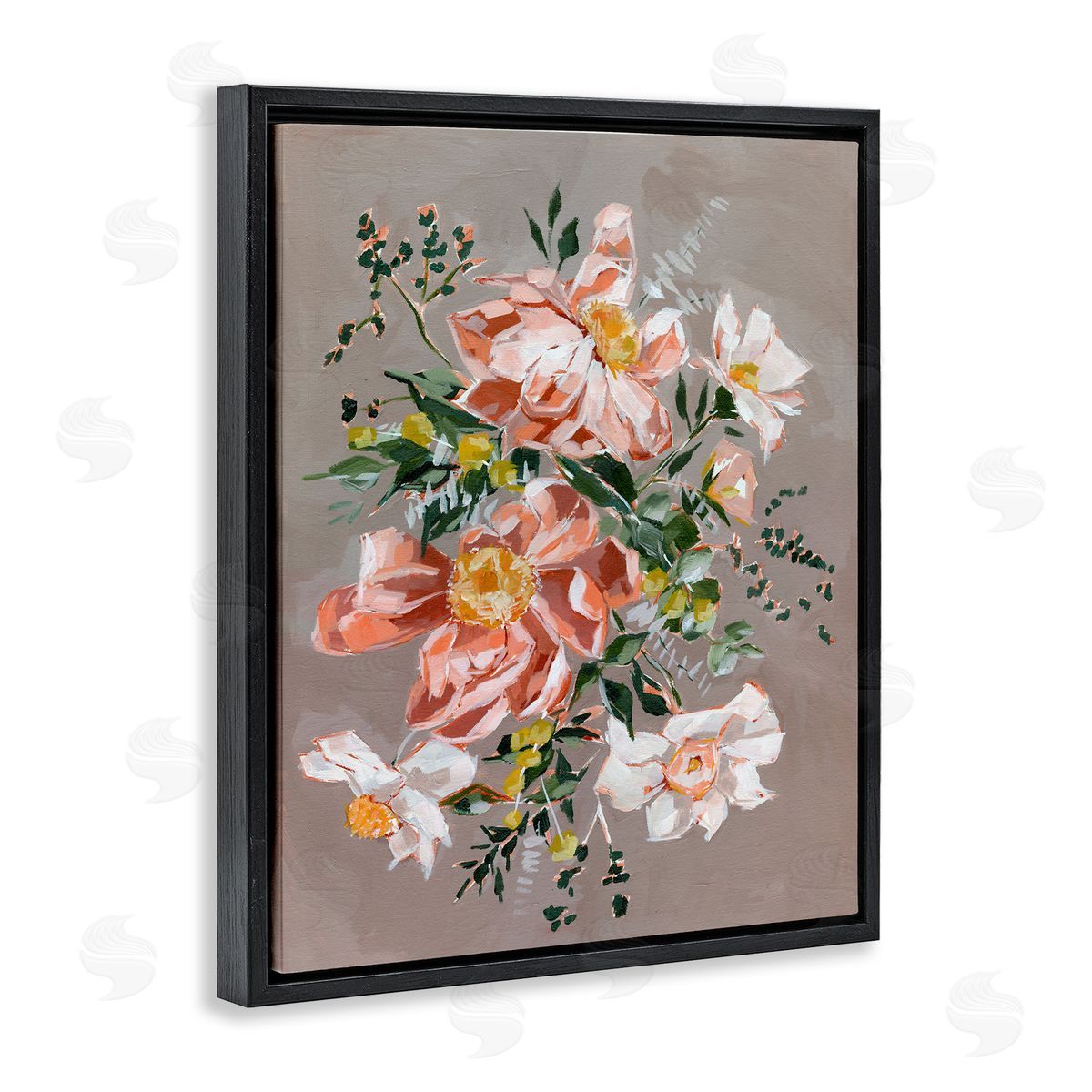 Annie Quigley Lush Daisies Bouquet Canvas Wall Art Print