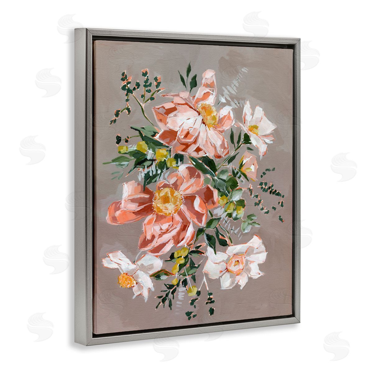 Annie Quigley Lush Daisies Bouquet Canvas Wall Art Print