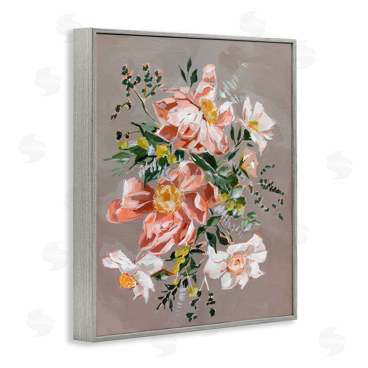 Annie Quigley Lush Daisies Bouquet Canvas Wall Art Print