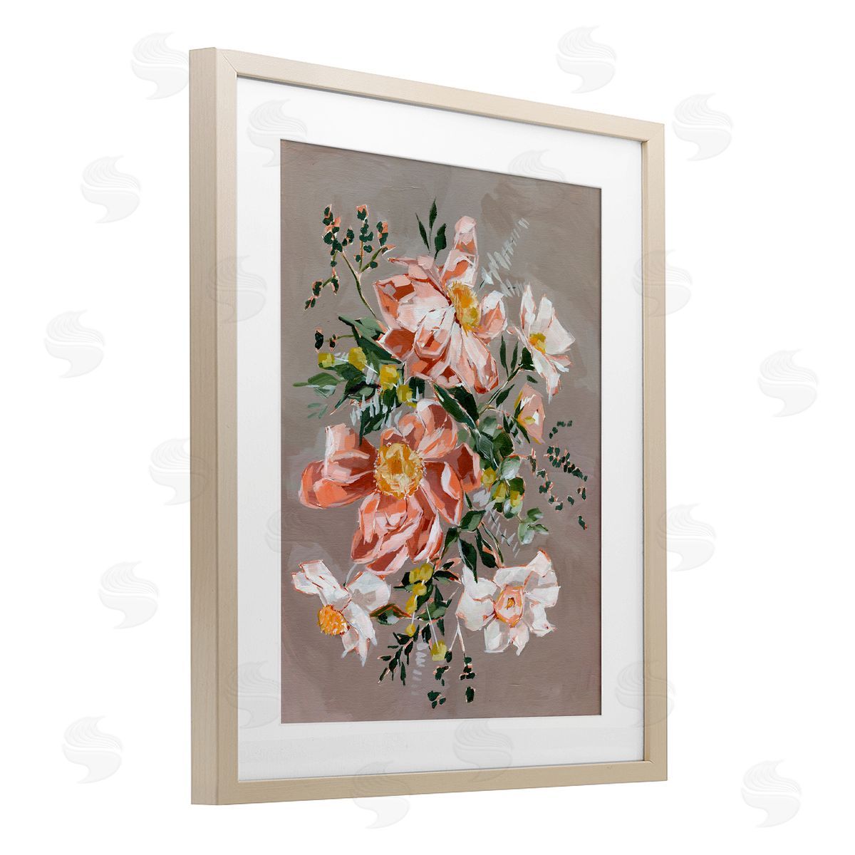 Annie Quigley Lush Daisies Bouquet Canvas Wall Art Print