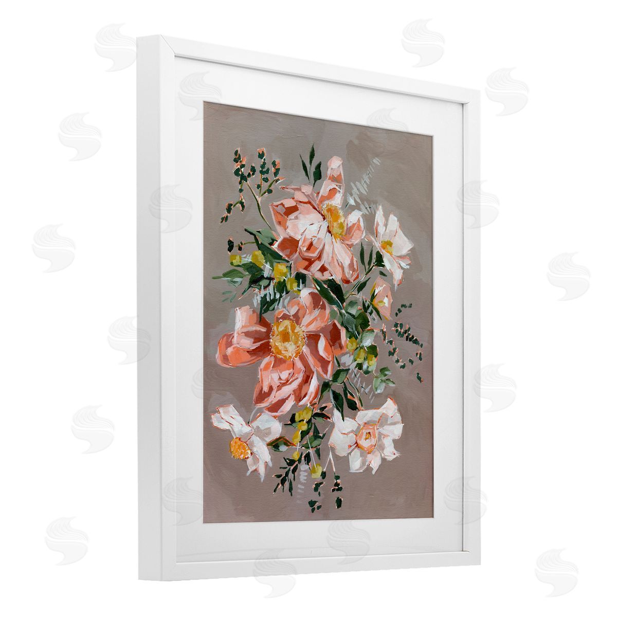 Annie Quigley Lush Daisies Bouquet Canvas Wall Art Print