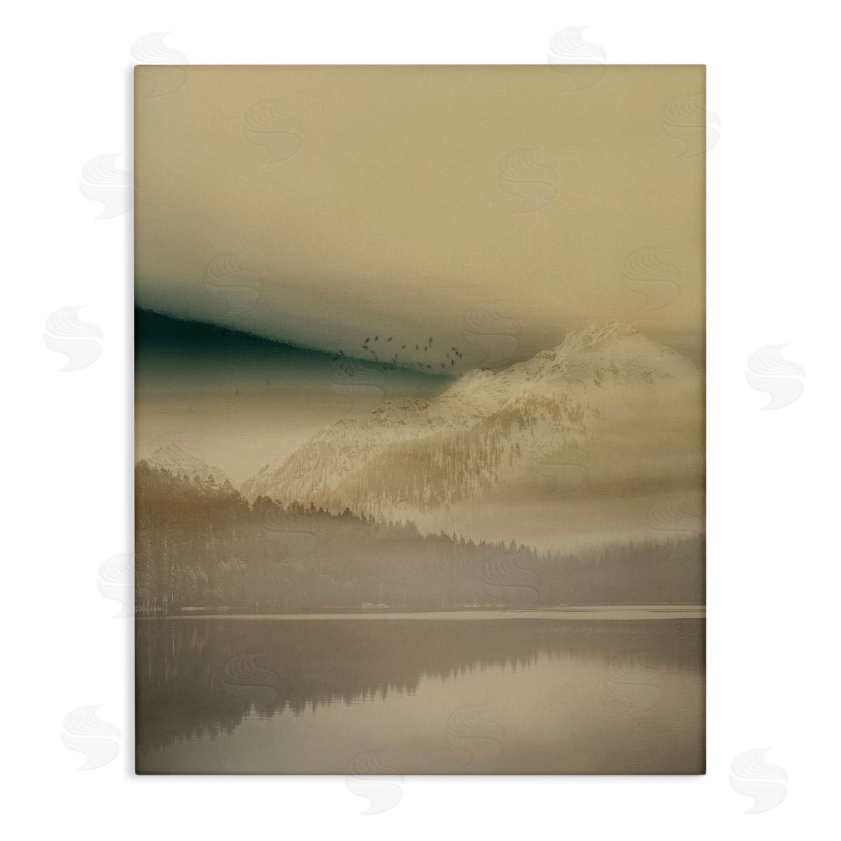 Gemma Bardot Foggy Mountain Awakening Canvas Wall Art Print