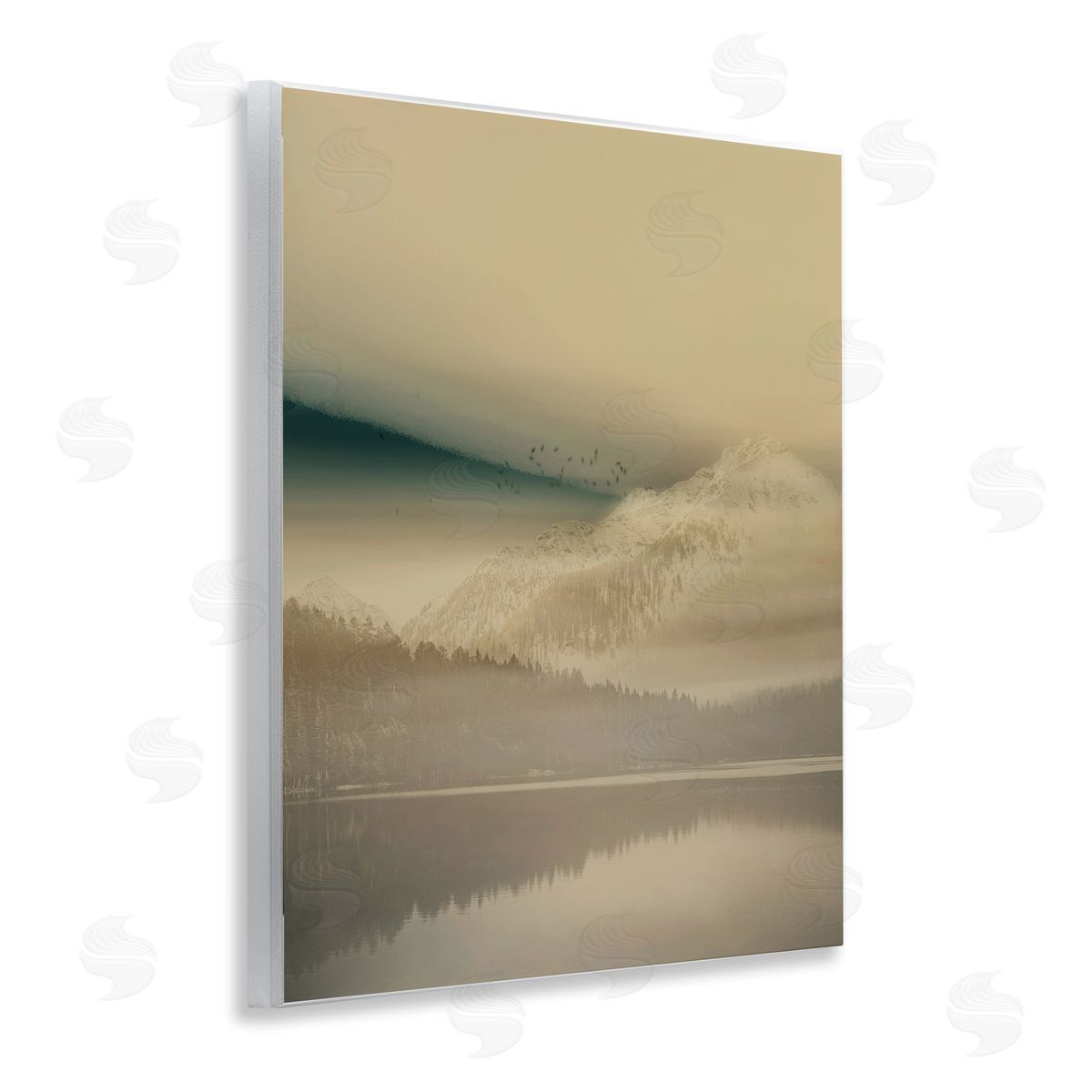 Gemma Bardot Foggy Mountain Awakening Canvas Wall Art Print