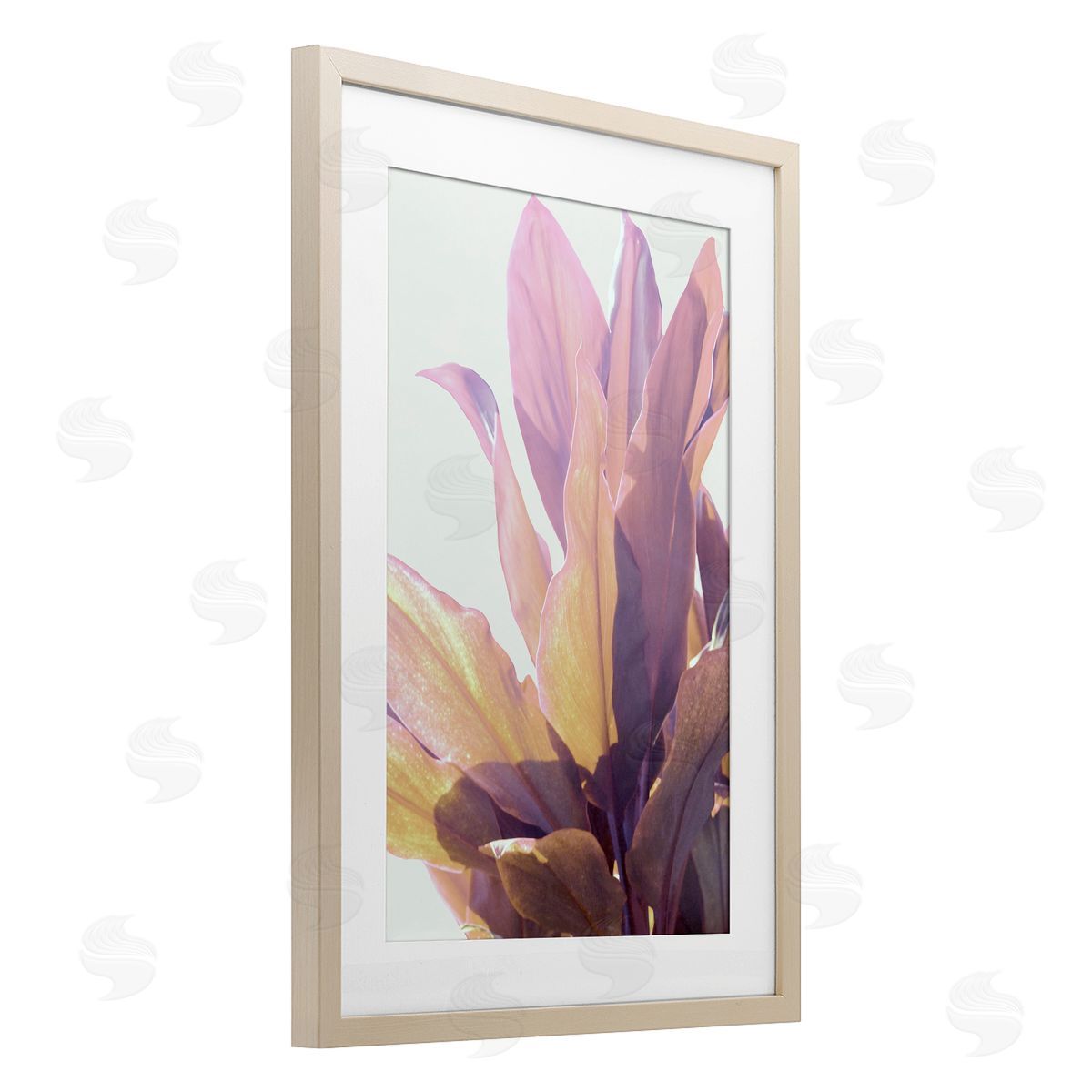 Gemma Bardot Leafy Sunlit Plant Canvas Wall Art Print