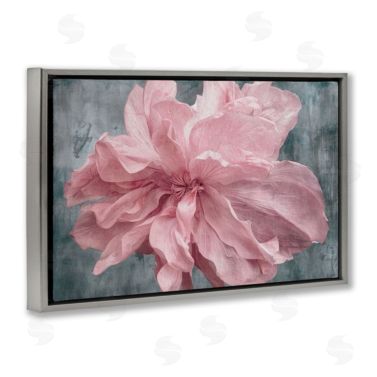 Shirley G. Flower with Wavy Petals Canvas Wall Art Print