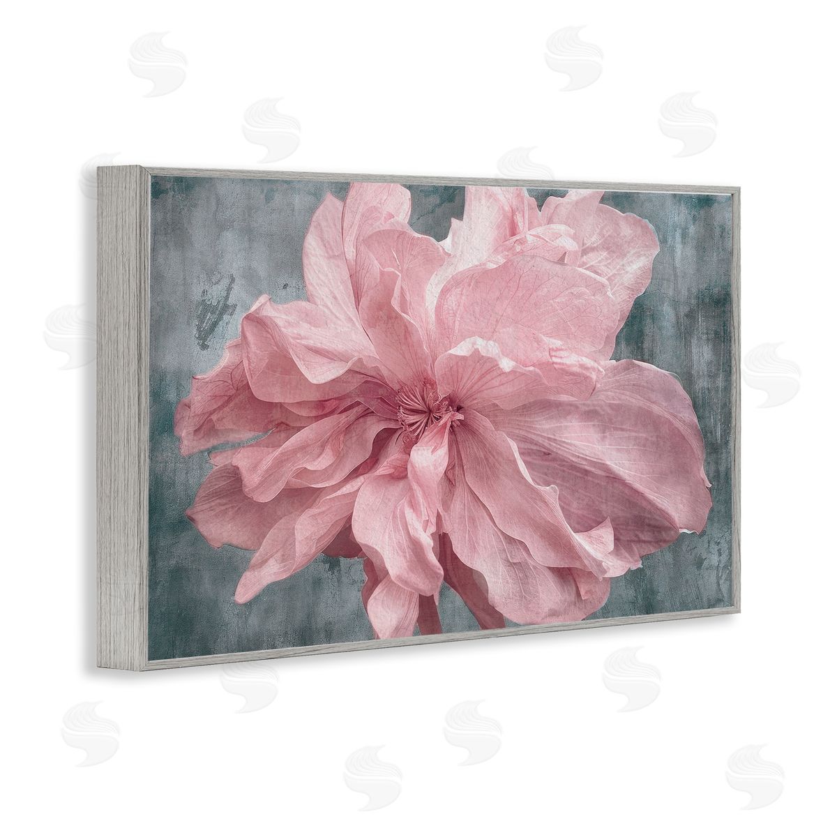 Shirley G. Flower with Wavy Petals Canvas Wall Art Print