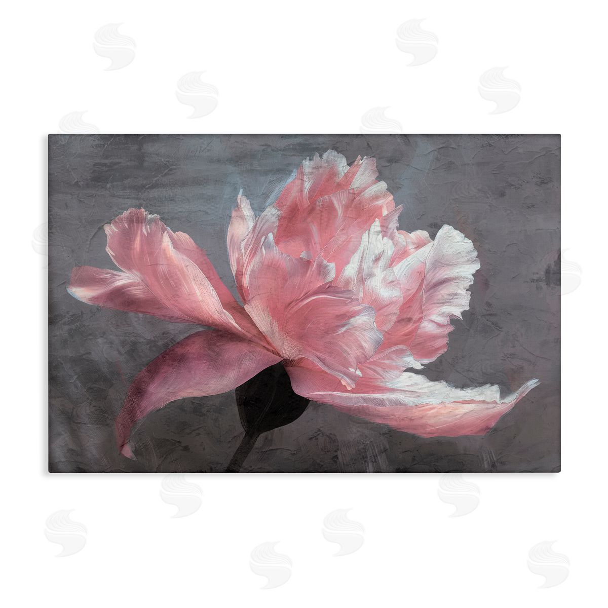 Shirley G. Flared Flower Petals Canvas Wall Art Print