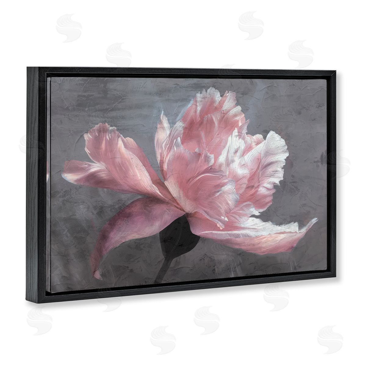 Shirley G. Flared Flower Petals Canvas Wall Art Print