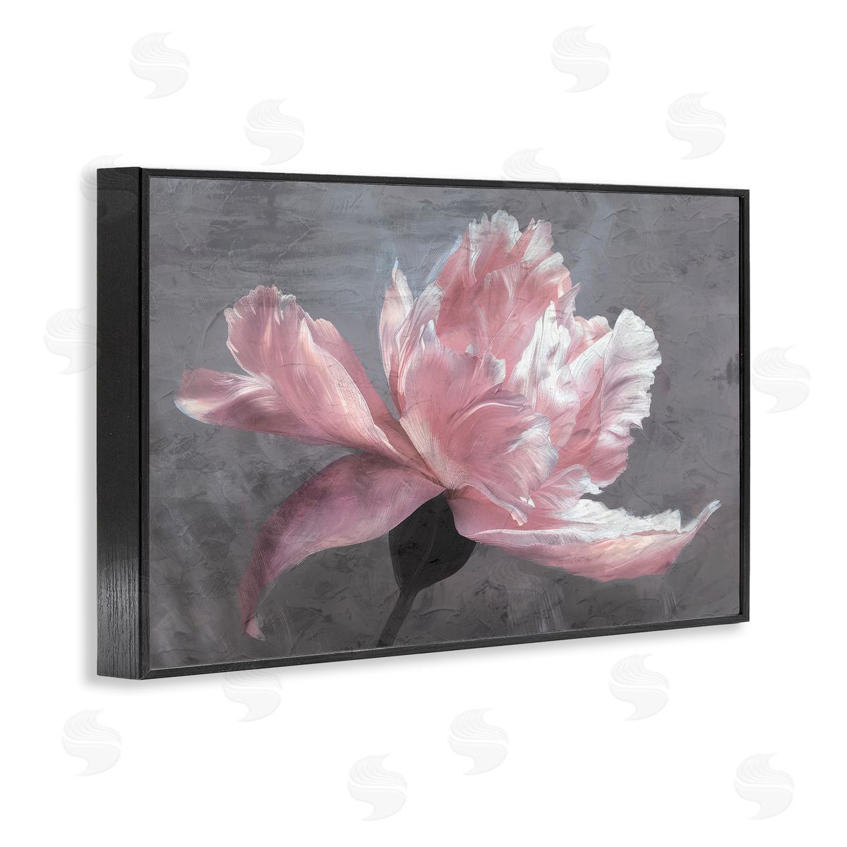 Shirley G. Flared Flower Petals Canvas Wall Art Print