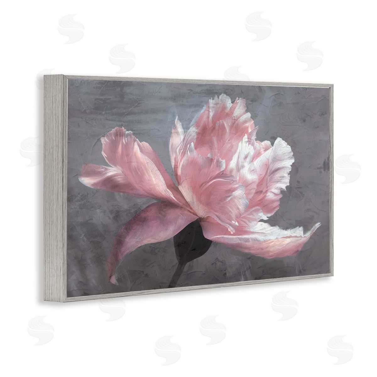 Shirley G. Flared Flower Petals Canvas Wall Art Print