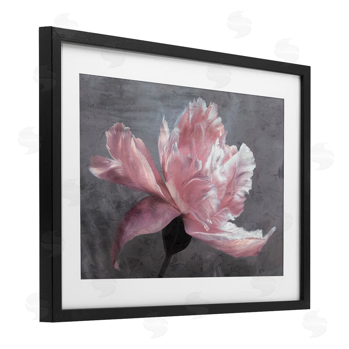 Shirley G. Flared Flower Petals Canvas Wall Art Print