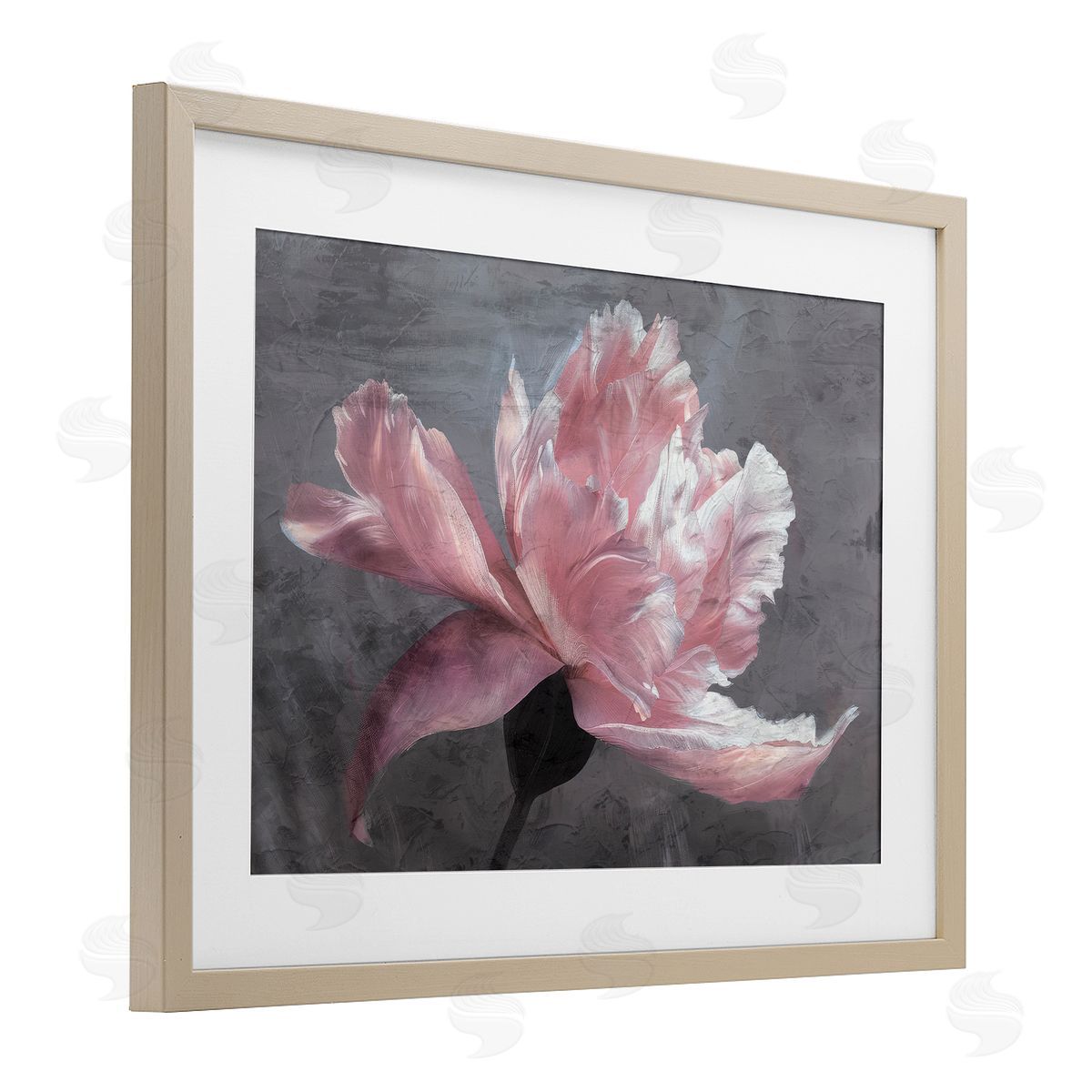 Shirley G. Flared Flower Petals Canvas Wall Art Print
