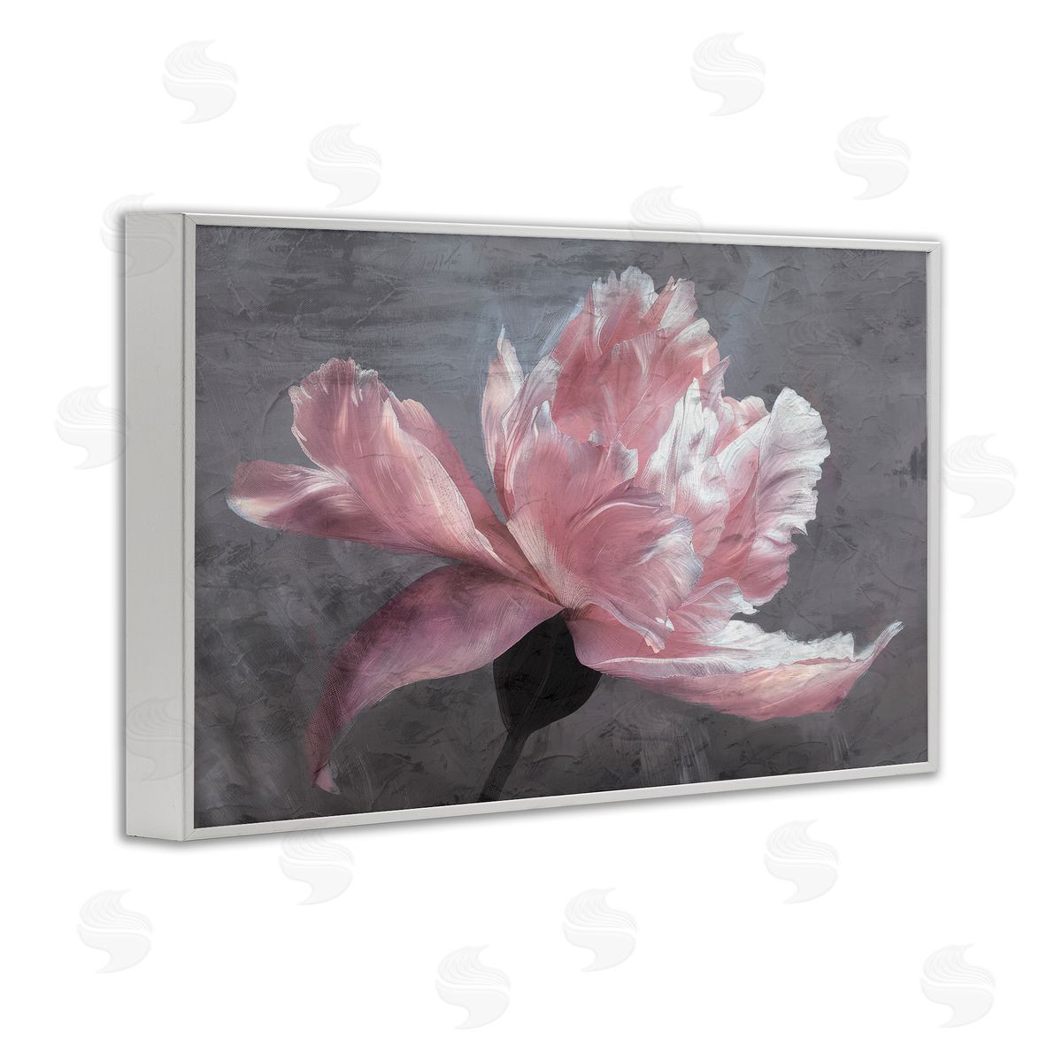 Shirley G. Flared Flower Petals Canvas Wall Art Print