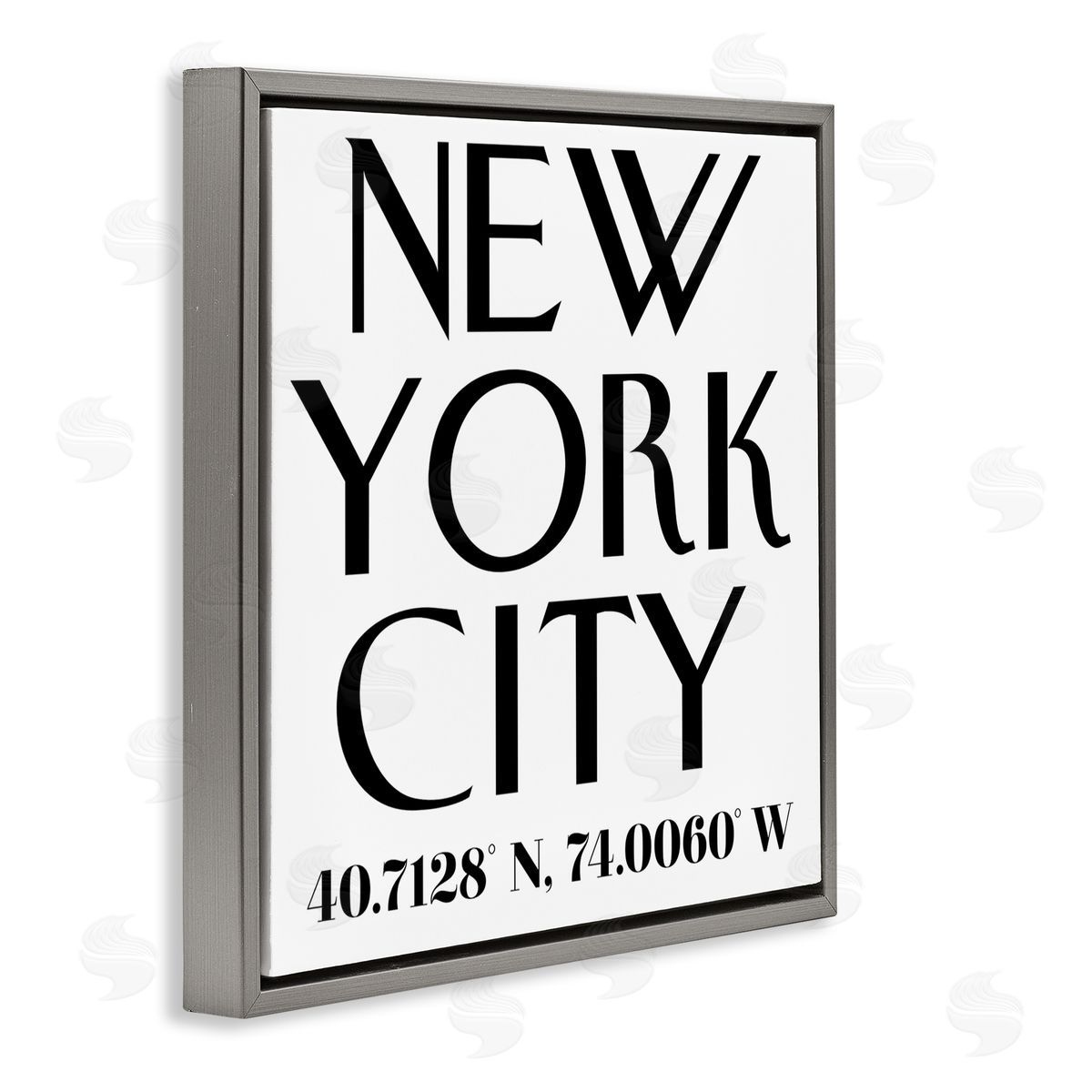 Annabelle Hall Urban NYC Coordinates Canvas Wall Art Print