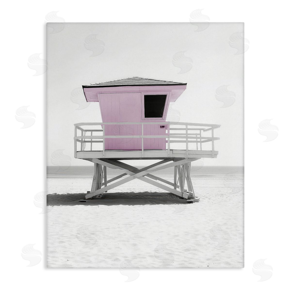 Annabelle Hall Lifeguard Station Candy Canvas Wall Art Print