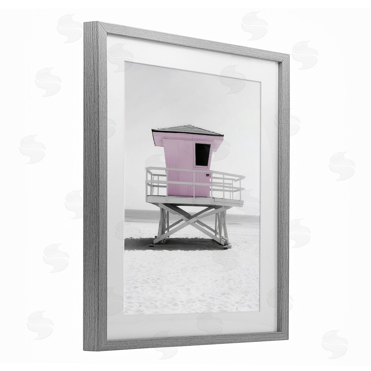 Annabelle Hall Lifeguard Station Candy Canvas Wall Art Print