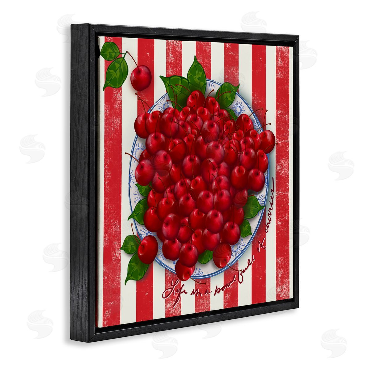 Lori Mosley Life Is Bowl Of Cherries Canvas Wall Art Print
