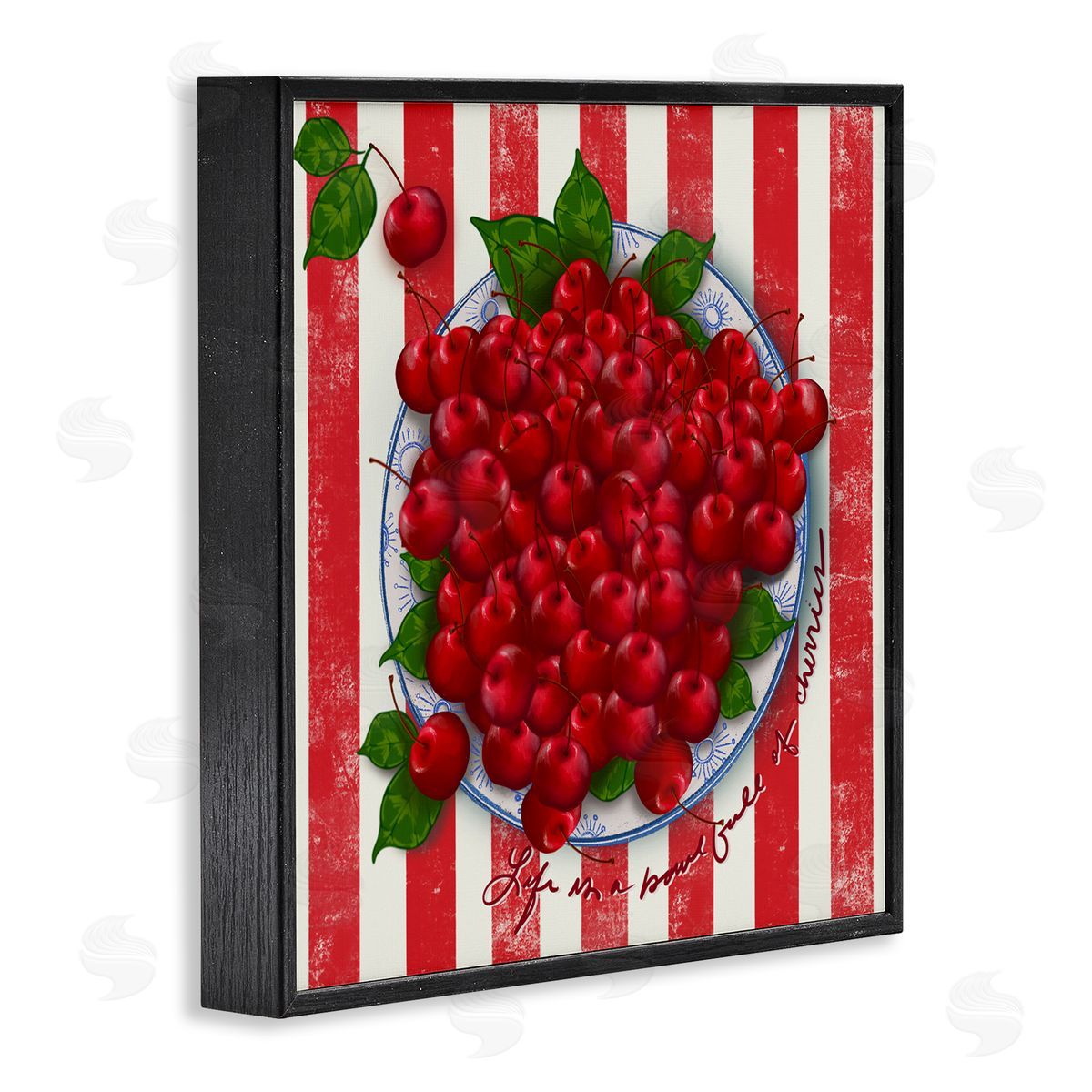 Lori Mosley Life Is Bowl Of Cherries Canvas Wall Art Print