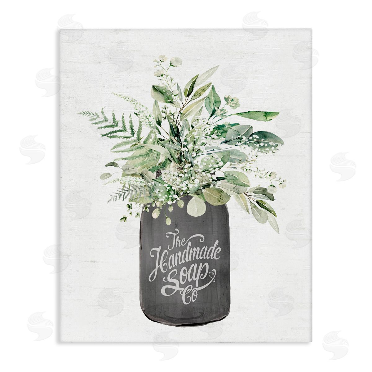 Lettered and Lined Handmade Soap Botanicals Canvas Wall Art Print
