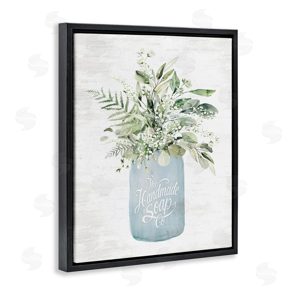 Lettered and Lined Antique Handmade Bath Soap Canvas Wall Art Print