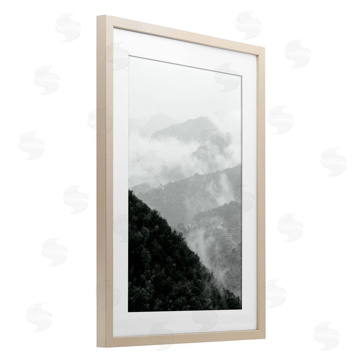 Deborah Revell Morning Mist Forest Canvas Wall Art Print