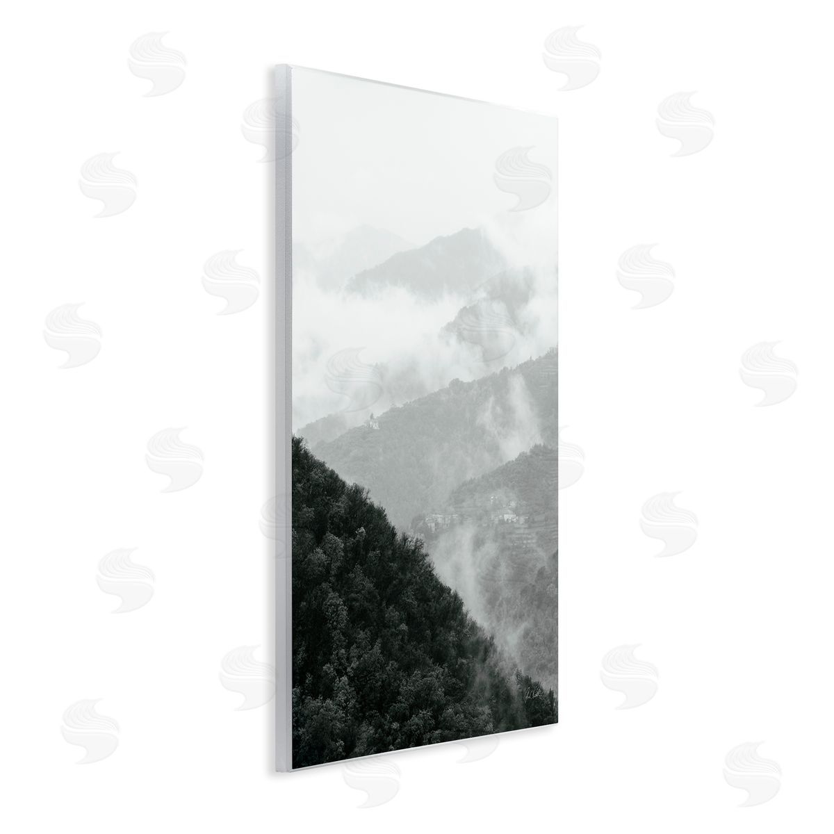 Deborah Revell Morning Mist Forest Canvas Wall Art Print