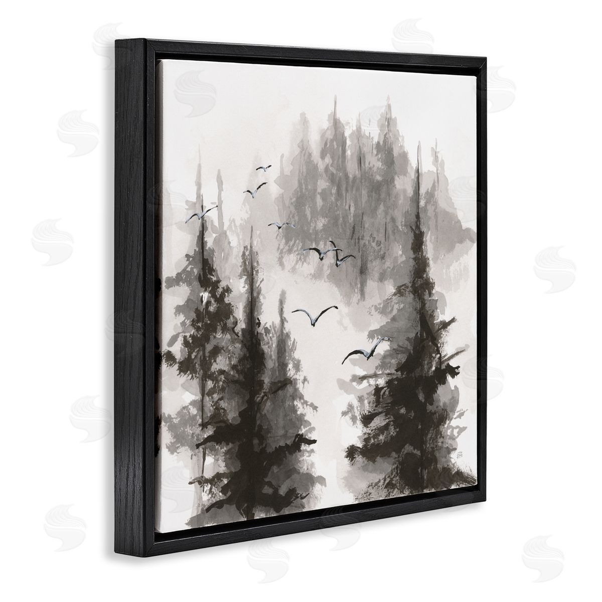 Chris Paschke Free Flying Through Forest Canvas Wall Art Print