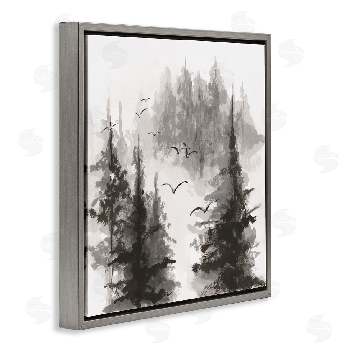 Chris Paschke Free Flying Through Forest Canvas Wall Art Print