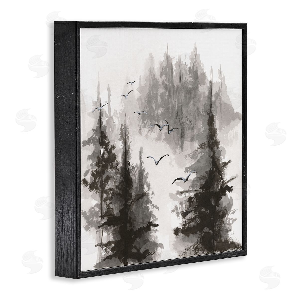 Chris Paschke Free Flying Through Forest Canvas Wall Art Print