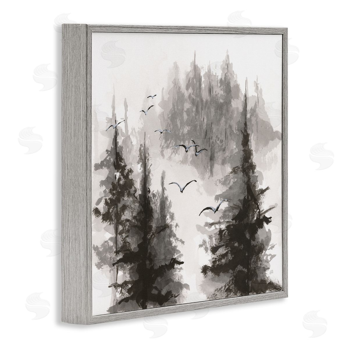 Chris Paschke Free Flying Through Forest Canvas Wall Art Print