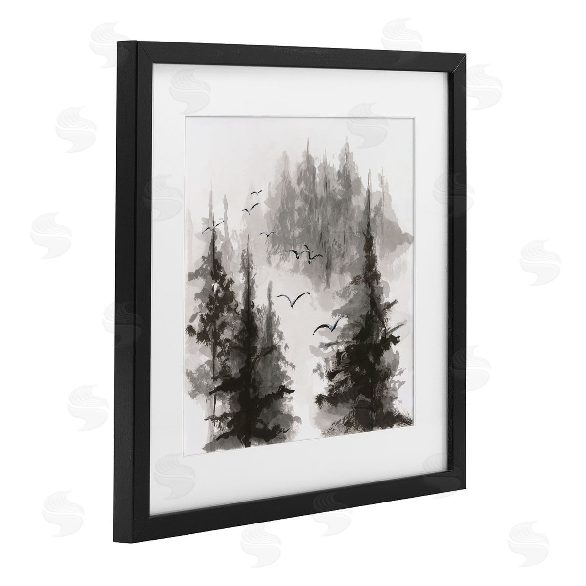 Chris Paschke Free Flying Through Forest Canvas Wall Art Print