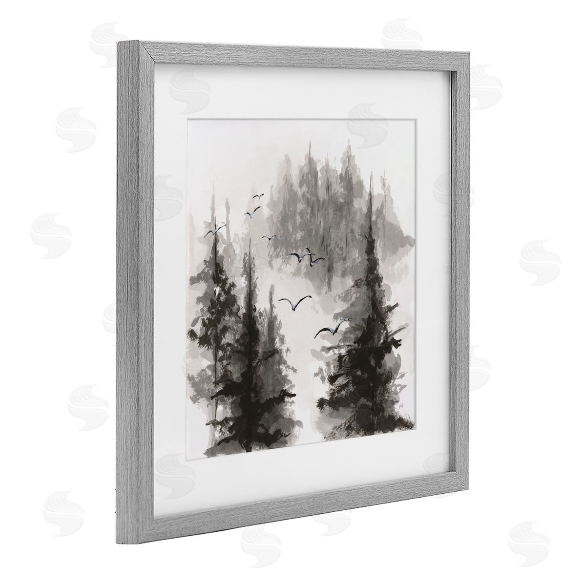 Chris Paschke Free Flying Through Forest Canvas Wall Art Print
