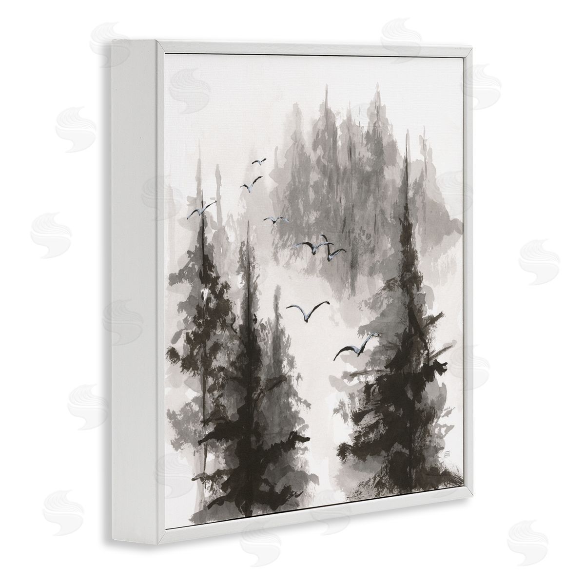 Chris Paschke Free Flying Through Forest Canvas Wall Art Print