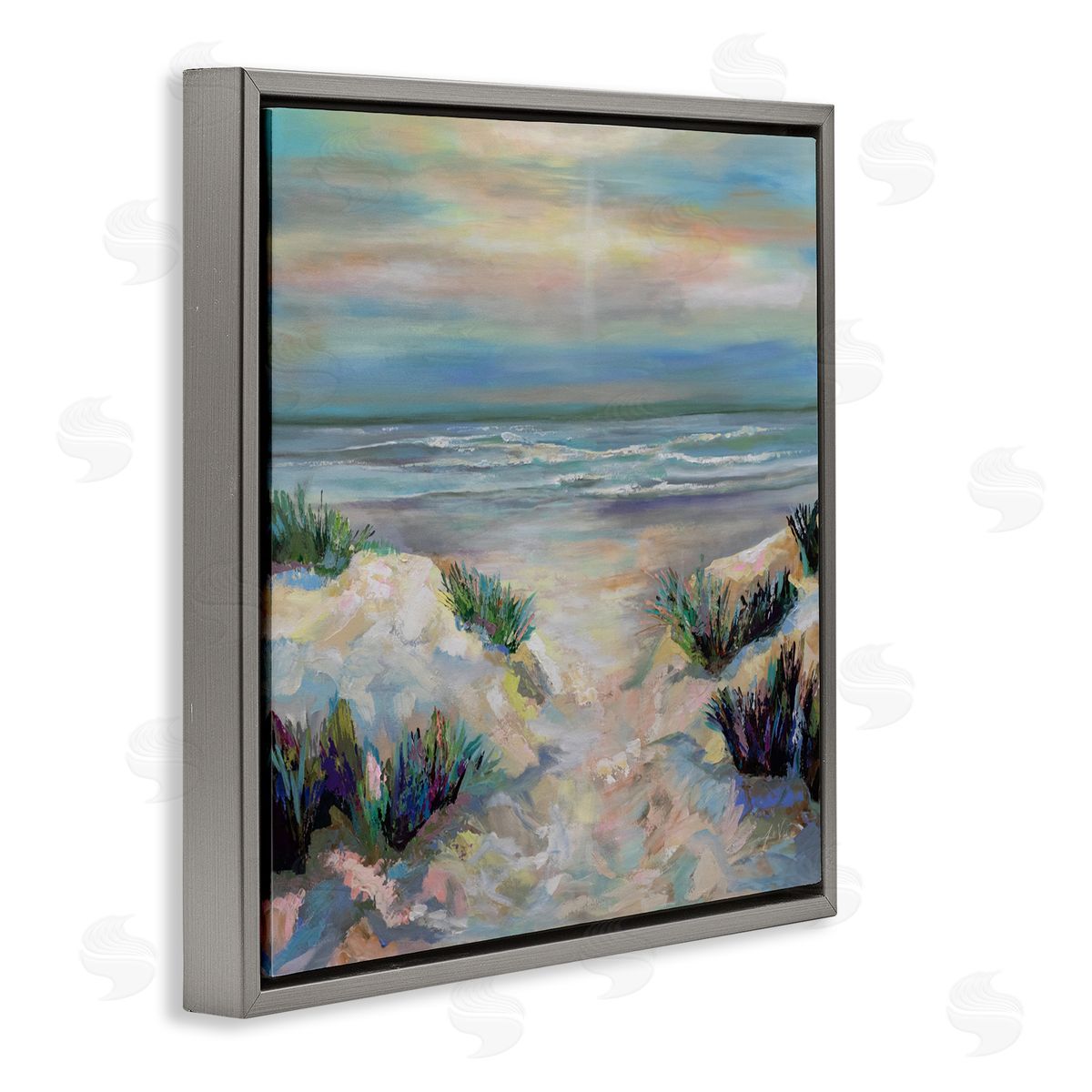 Jeanette Vertentes Sanctifying Beach Sunrise Canvas Wall Art Print