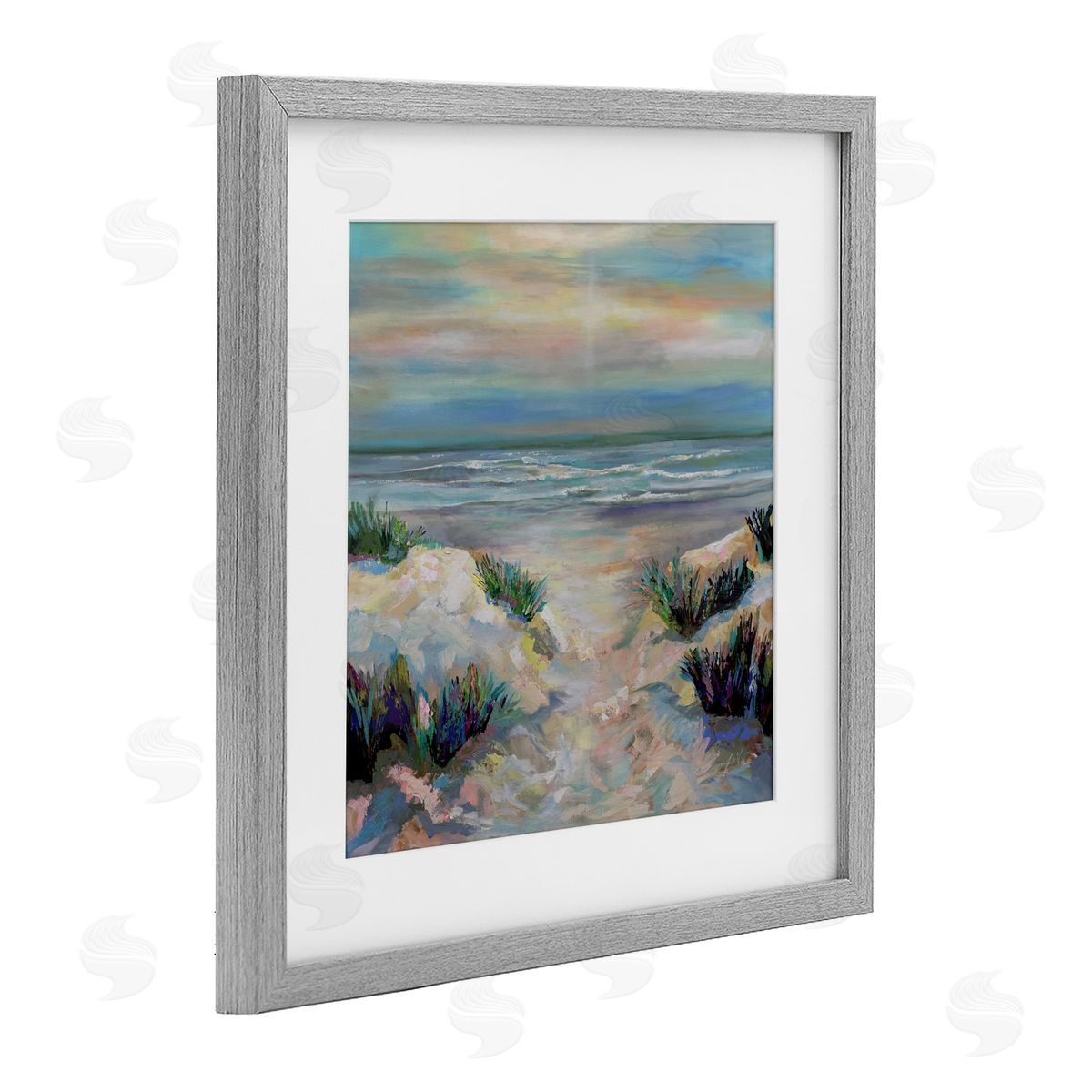 Jeanette Vertentes Sanctifying Beach Sunrise Canvas Wall Art Print