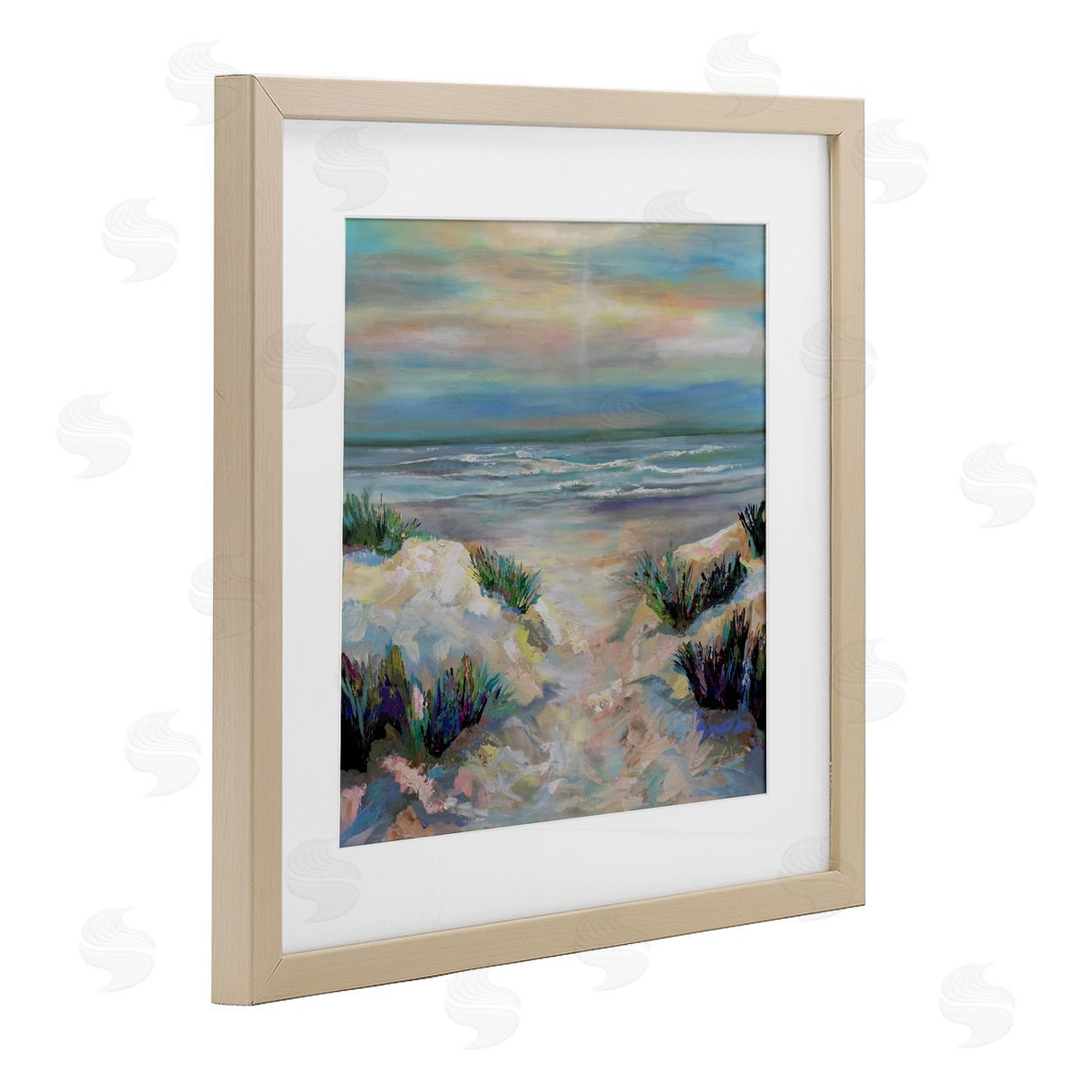 Jeanette Vertentes Sanctifying Beach Sunrise Canvas Wall Art Print