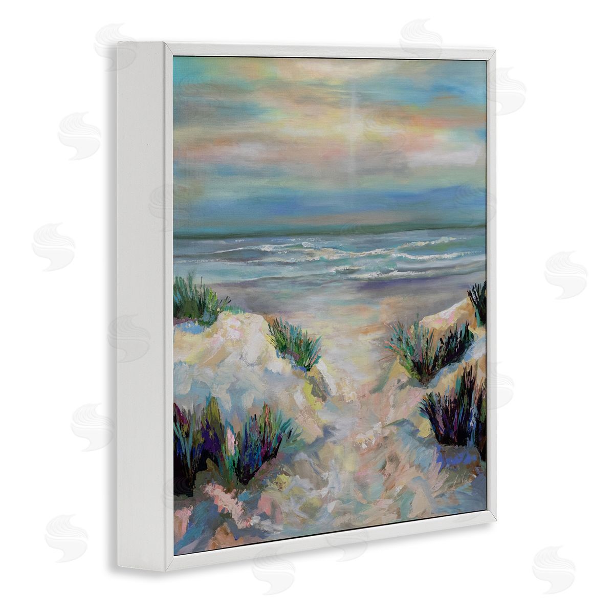 Jeanette Vertentes Sanctifying Beach Sunrise Canvas Wall Art Print