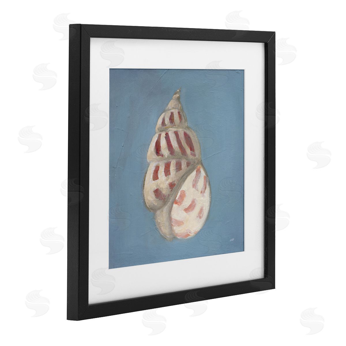 Julia Purinton Soft Sea Cowrie Shell Canvas Wall Art Print