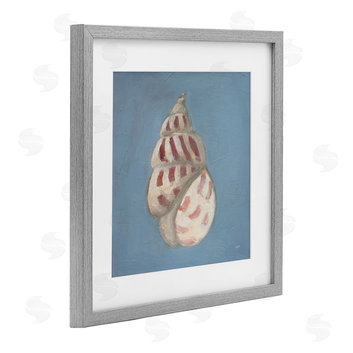 Julia Purinton Soft Sea Cowrie Shell Canvas Wall Art Print