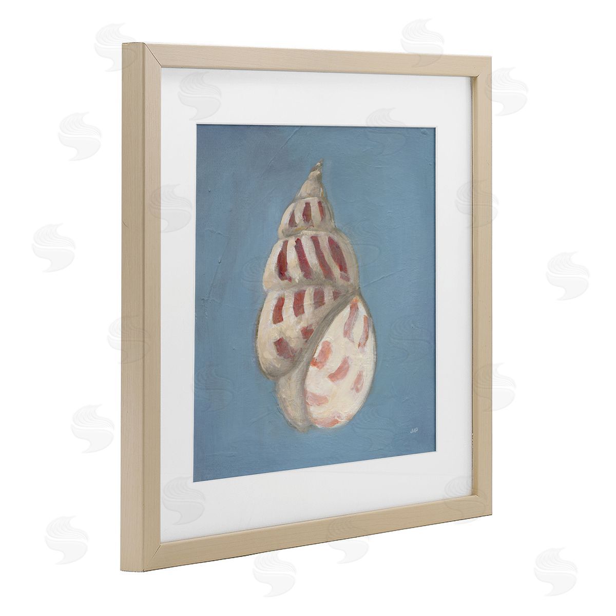 Julia Purinton Soft Sea Cowrie Shell Canvas Wall Art Print