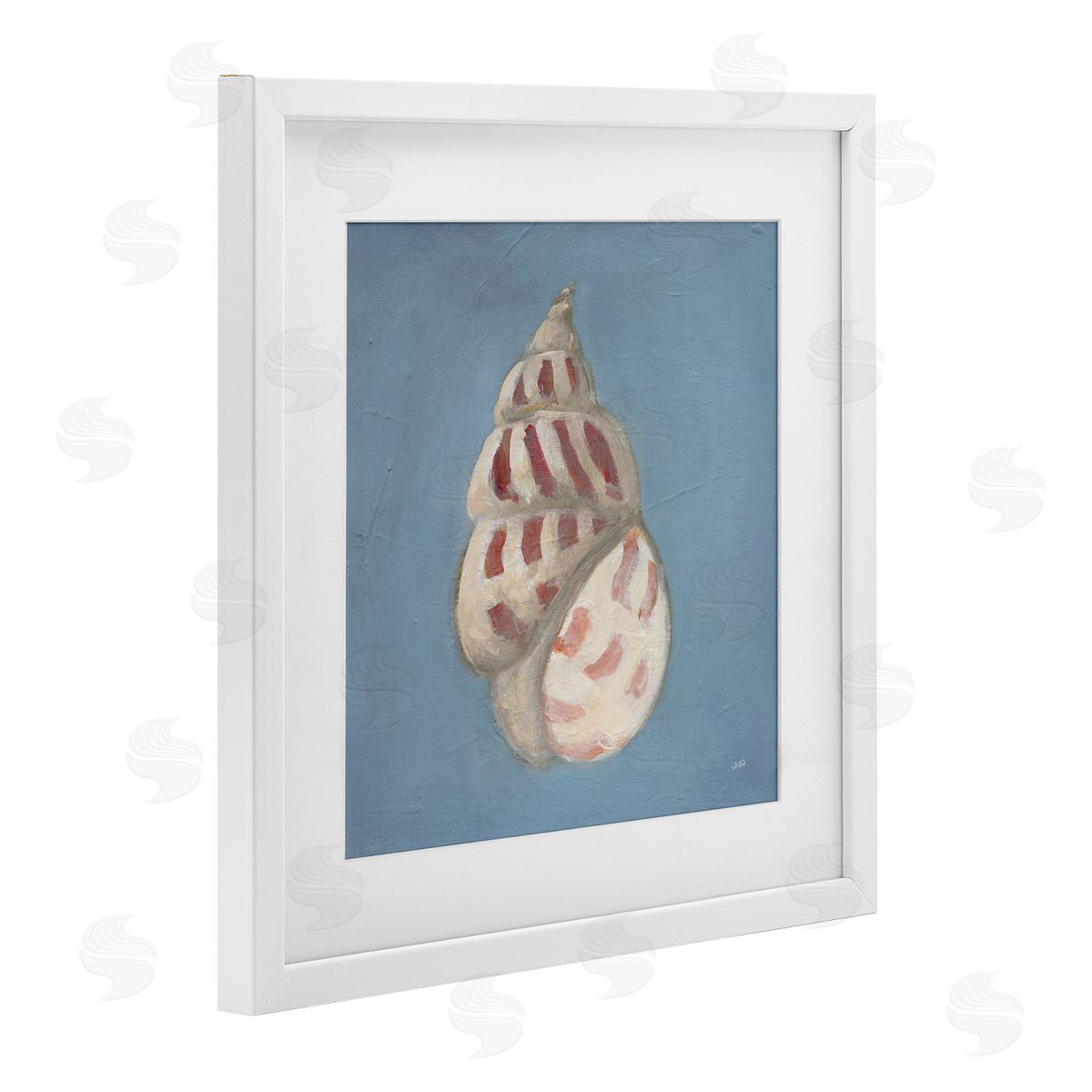 Julia Purinton Soft Sea Cowrie Shell Canvas Wall Art Print