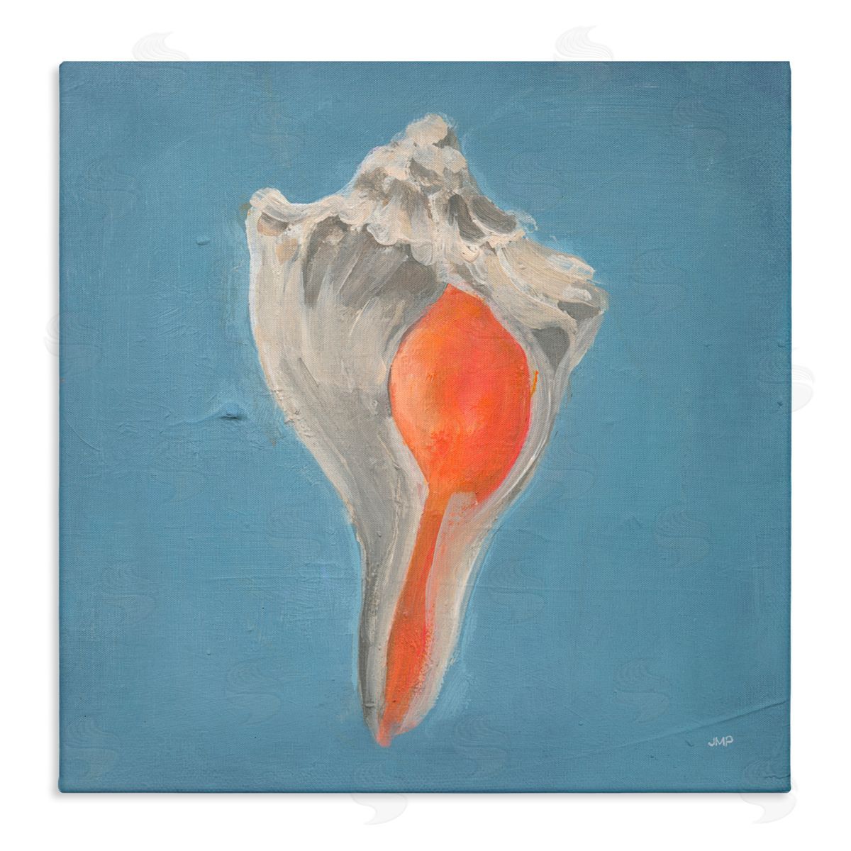 Julia Purinton Soft Sea Conch Shell Canvas Wall Art Print