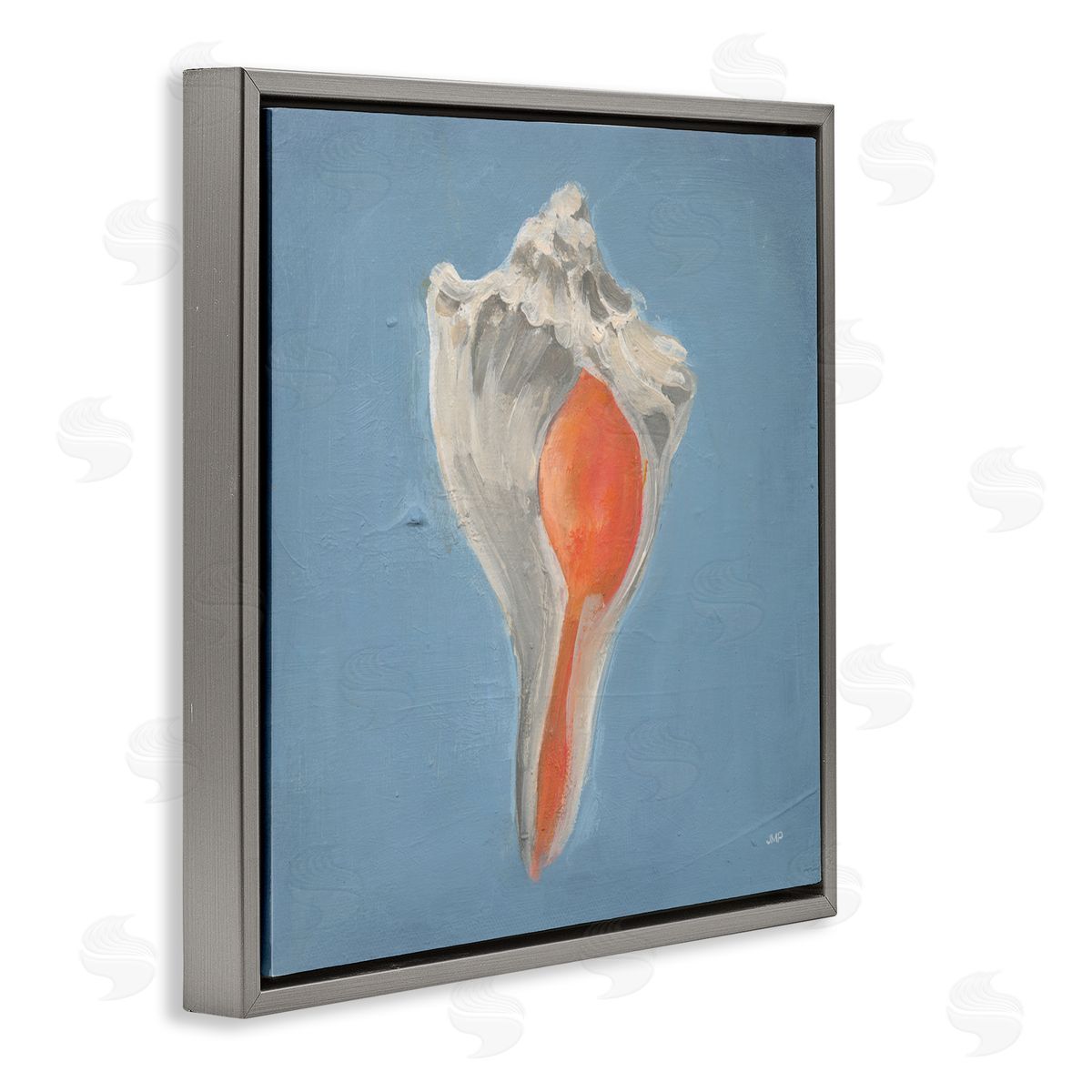 Julia Purinton Soft Sea Conch Shell Canvas Wall Art Print
