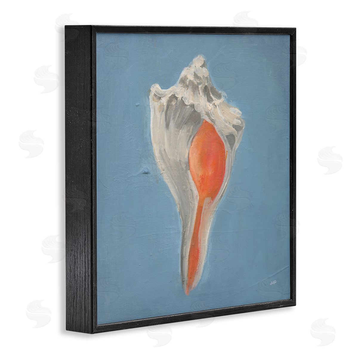 Julia Purinton Soft Sea Conch Shell Canvas Wall Art Print