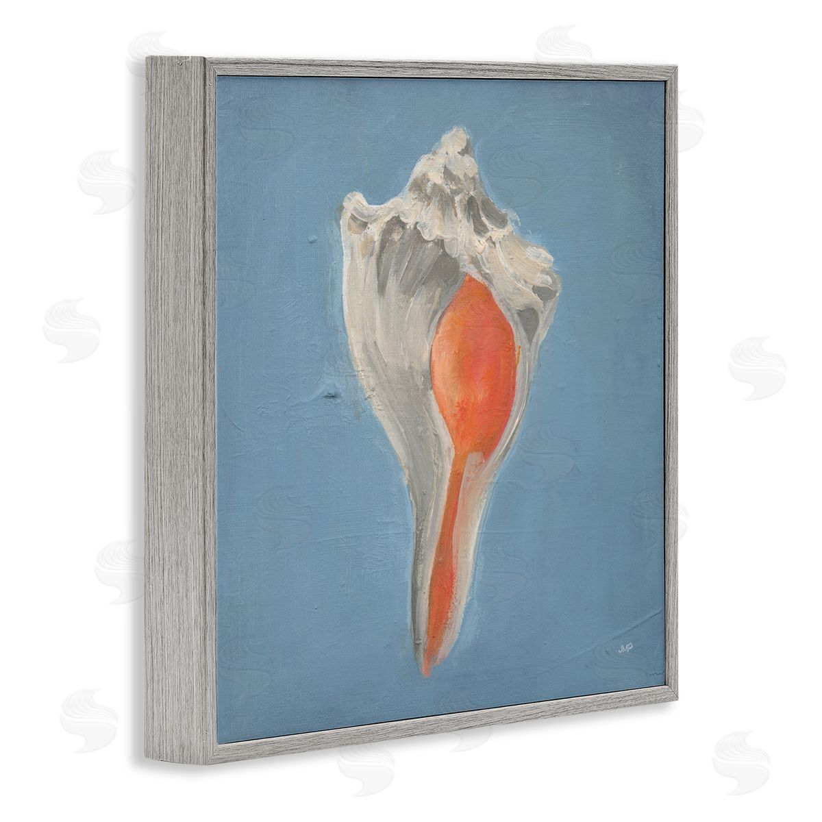 Julia Purinton Soft Sea Conch Shell Canvas Wall Art Print