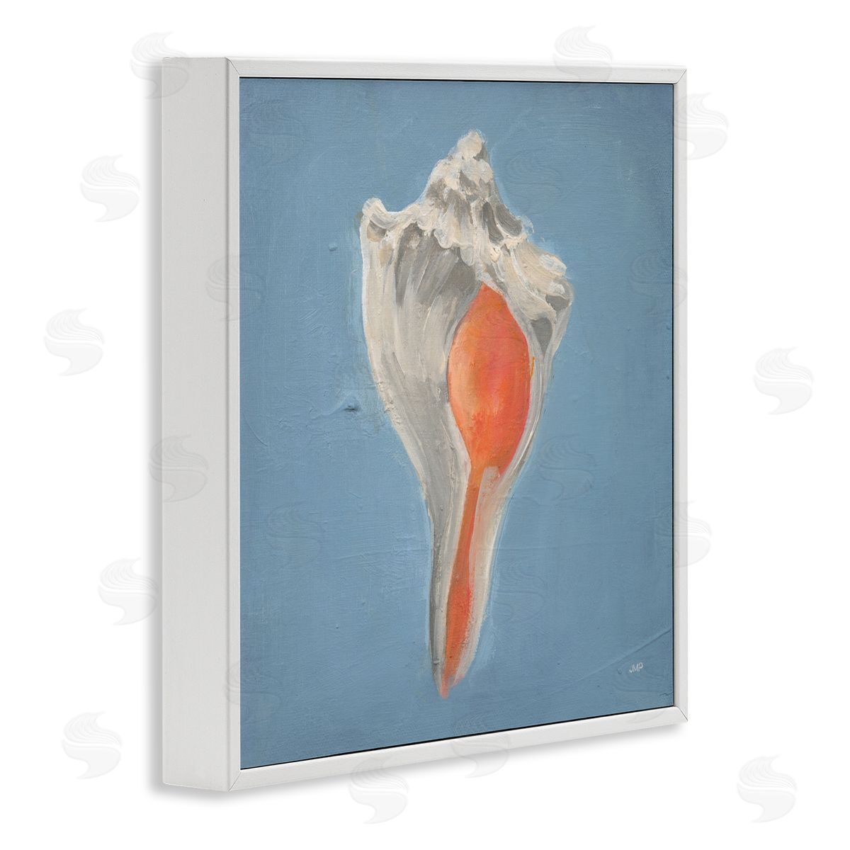 Julia Purinton Soft Sea Conch Shell Canvas Wall Art Print